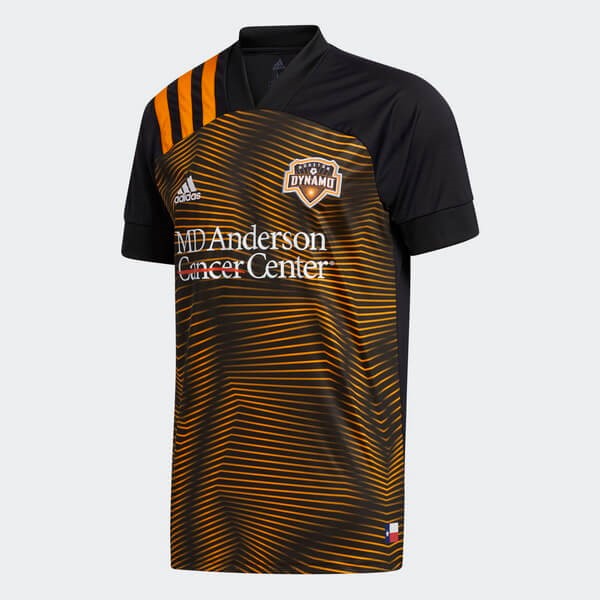 Thailand Trikot Houston Dynamo Auswarts 2020-21 Schwarz Fussballtrikots Günstig